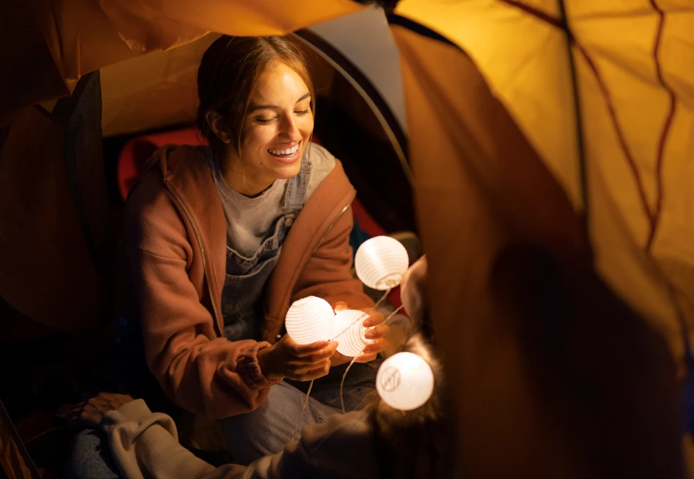 luxe pyramid tent