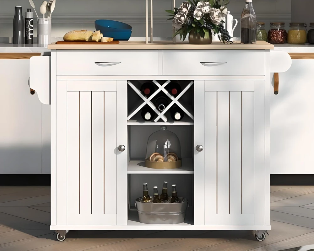kitchen island carts with wheels
