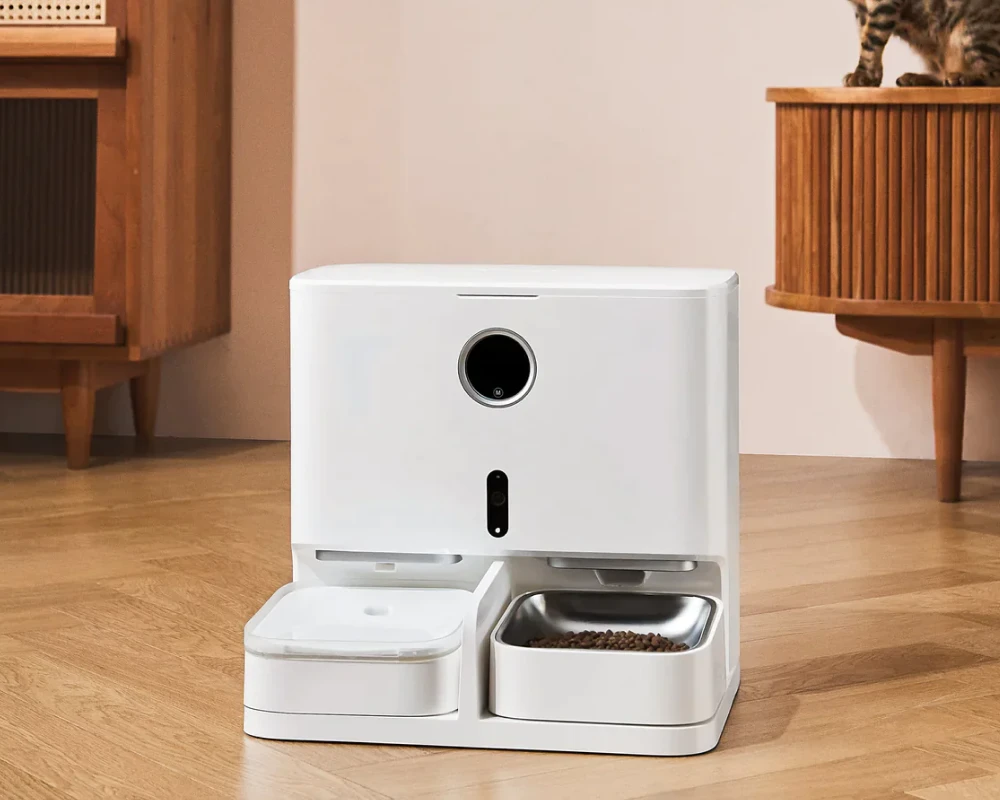 dog automatic pet feeder